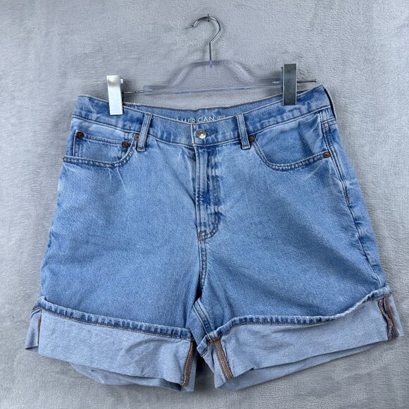 American Eagle Outfitters Pants - American Eagle Outfitters Denim Jean Shorts Womens Size 8 Light Wash Blue